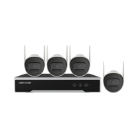 Kit IP Inalámbrico 4 Megapixel / NVR 4 Canales / 4 Cámaras Bala para Exterior / 1 HDD de 1 TB / Modo Repetidor