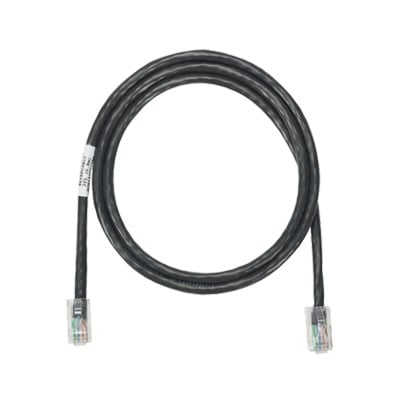 Cable de parcheo UTP Categoría 5e, con plug modular en cada extremo - 3 m. - Negro