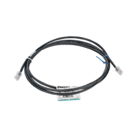 Cable de Parcheo UTP Categoría 5e, con Plug Modular en Cada Extremo - 2 Metros (6.56 Pies) - Negro