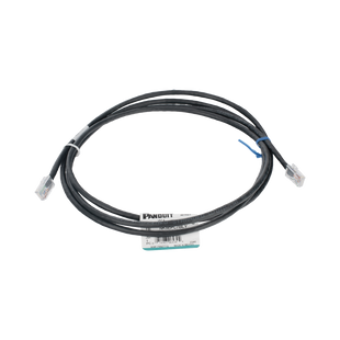 Cable de Parcheo UTP Categoría 5e, con Plug Modular en Cada Extremo - 2 Metros (6.56 Pies) - Negro