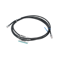 Cable de Parcheo UTP Categoría 5e, con Plug Modular en Cada Extremo - 2 Metros (6.56 Pies) - Negro