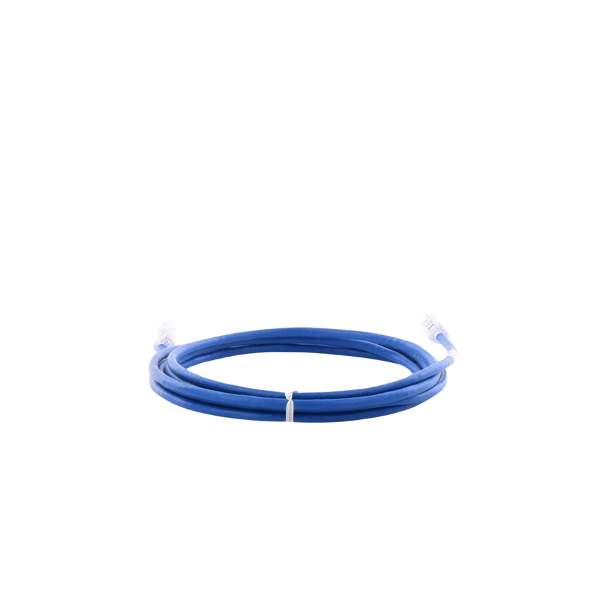 Cable de Parcheo UTP Categoría 6, con Plug Modular en Cada Extremo - 3 Metros (9.84 Pies) - Azul