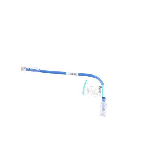 Cable de Parcheo UTP Categoría 6, con Plug Modular en Cada Extremo - 0.3 Metros (1 Pie) - Azul
