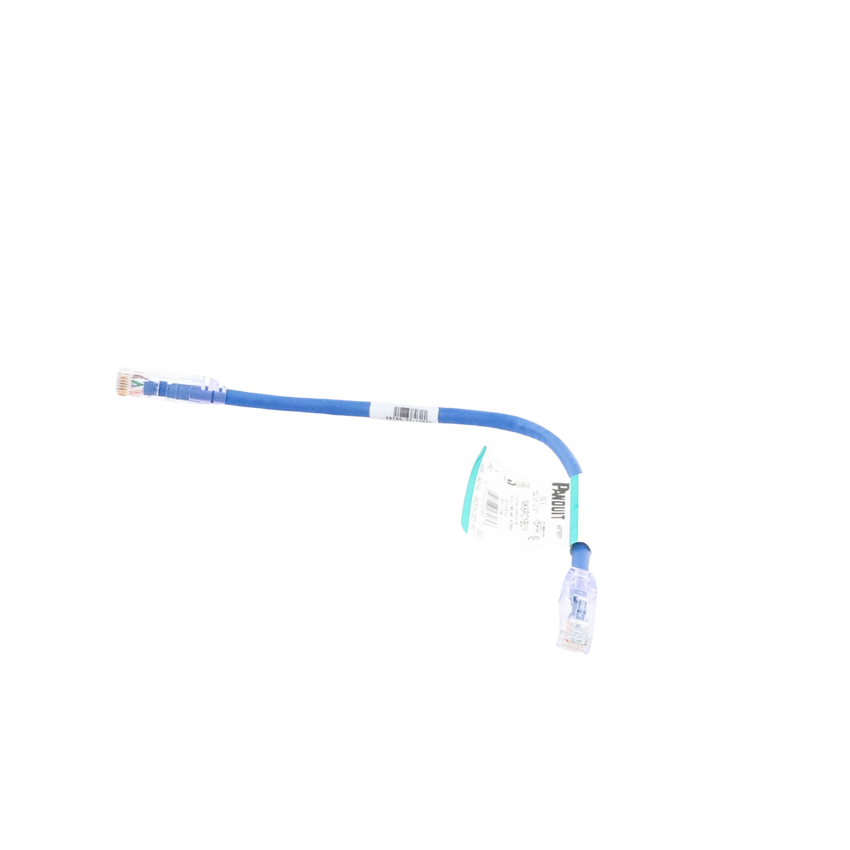 Cable de Parcheo UTP Categoría 6, con Plug Modular en Cada Extremo - 0.3 Metros (1 Pie) - Azul