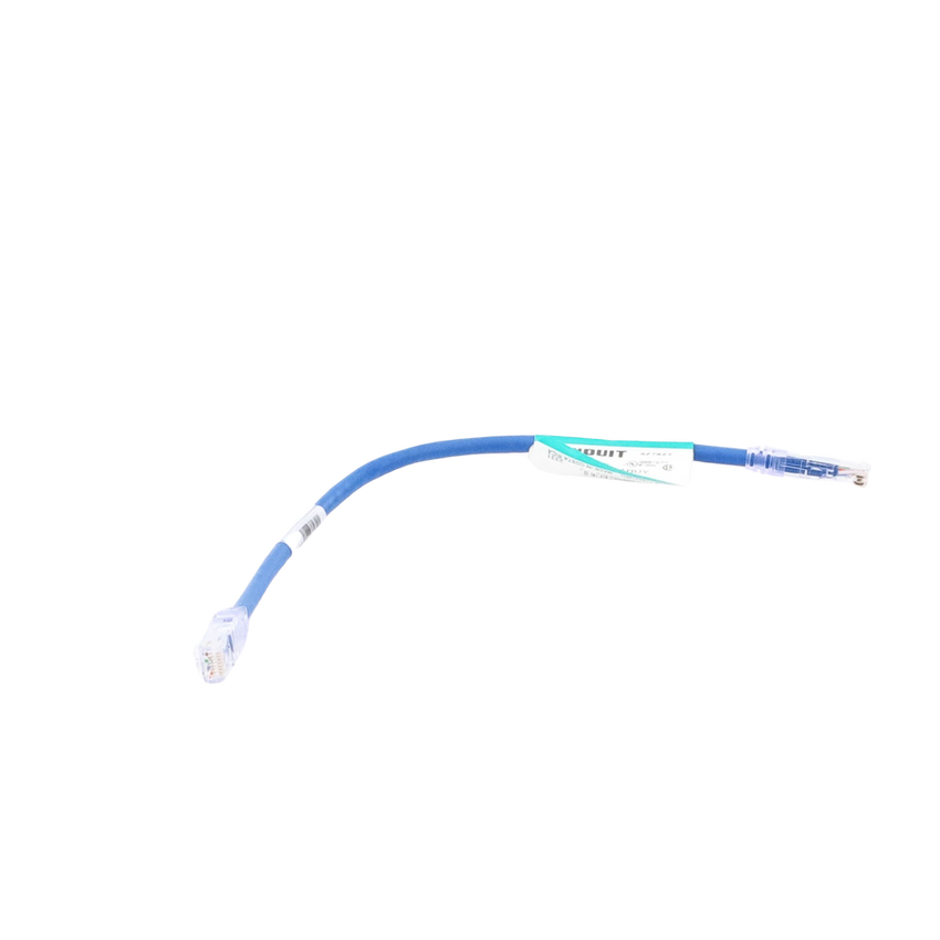 Cable de Parcheo UTP Categoría 6, con Plug Modular en Cada Extremo - 0.3 Metros (1 Pie) - Azul