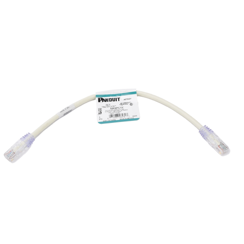 Cable de parcheo UTP Categoría 6, con plug modular en cada extremo - 1 ft (30.48 cm) - Blanco