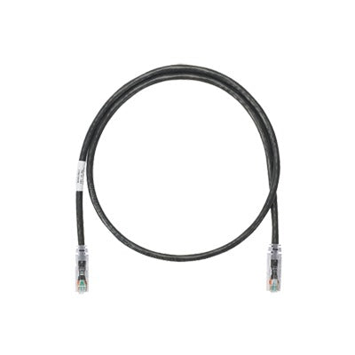 Cable de Parcheo UTP Categoría 6, con Plug Modular en Cada Extremo - 1.5 Metros (4.92 Pies) - Negro