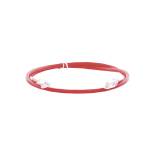 Cable de Parcheo UTP Categoría 6, con Plug Modular en Cada Extremo - 1 Metro (3.28 Pies) - Rojo