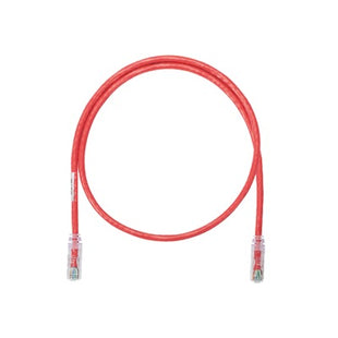 Cable de Parcheo UTP Categoría 6, con Plug Modular en Cada Extremo - 2 Metros (6.56 Pies) - Rojo