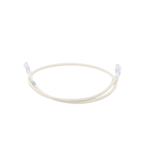 Cable de Parcheo UTP Categoría 6, con Plug Modular en Cada Extremo - 1 Metro (3.28 Pies) - Blanco Mate