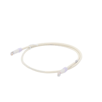 Cable de Parcheo UTP Categoría 6, con Plug Modular en Cada Extremo - 1 Metro (3.28 Pies) - Blanco Mate