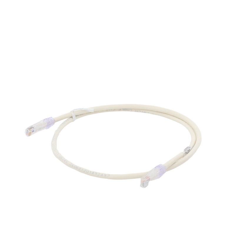 Cable de Parcheo UTP Categoría 6, con Plug Modular en Cada Extremo - 1 Metro (3.28 Pies) - Blanco Mate