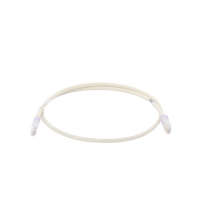 Cable de Parcheo UTP Categoría 6, con Plug Modular en Cada Extremo - 1 Metro (3.28 Pies) - Blanco Mate