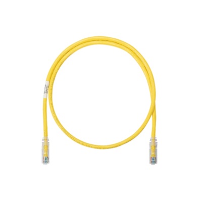 Cable de Parcheo UTP Categoría 6, con Plug Modular en Cada Extremo - 1 Metro (3.28 Pies) - Amarillo