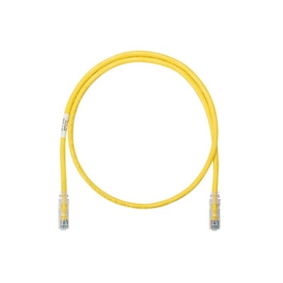 Cable de parcheo UTP Categoría 6, con plug modular en cada extremo - 2 m. - Amarillo