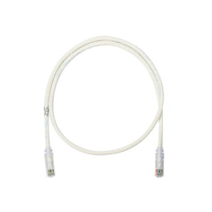 Cable de Parcheo UTP Categoría 6, con Plug Modular en Cada Extremo - 1 Metro (3.28 Pies) - Blanco Mate