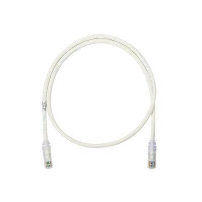 Cable de Parcheo UTP Categoría 6, con Plug Modular en Cada Extremo - 1 Metro (3.28 Pies) - Blanco Mate