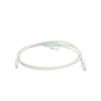 Cable de Parcheo UTP Categoría 6, con Plug Modular en Cada Extremo - 1.5 Metros (4.92 Pies) - Blanco Mate