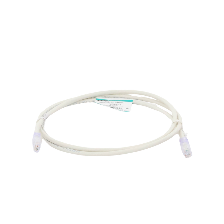 Cable de Parcheo UTP Categoría 6, con Plug Modular en Cada Extremo - 1.5 Metros (4.92 Pies) - Blanco Mate