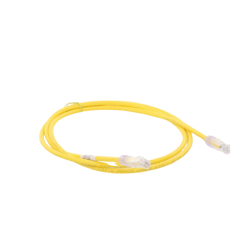 Cable de Parcheo UTP Categoría 6, con Plug Modular en Cada Extremo - 1.5 Metros (4.92 Pies) - Amarillo
