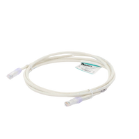 Cable de Parcheo UTP Categoría 6, con Plug Modular en Cada Extremo - 2 Metros (6.56 Pies) - Blanco Mate
