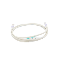 Cable de Parcheo UTP Categoría 6, con Plug Modular en Cada Extremo - 2 Metros (6.56 Pies) - Blanco Mate