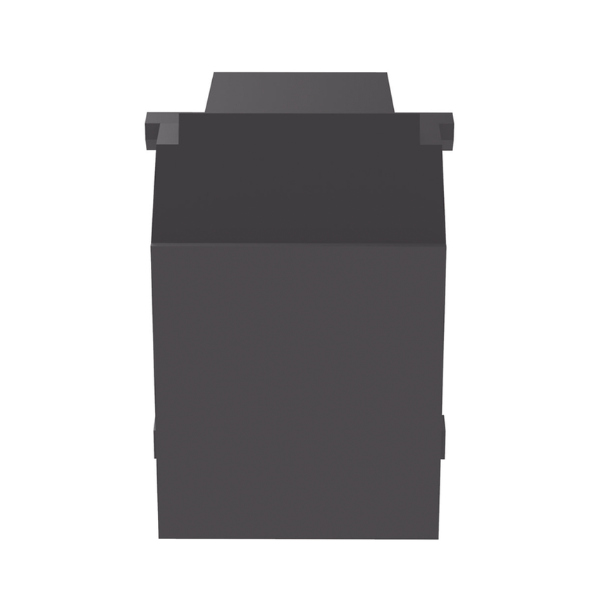 Módulo de Tapa Ciega (Inserto Ciego), Tipo Keystone, Color Negro, 1 Pieza