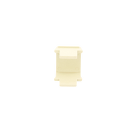 Módulo de Tapa Ciega (Inserto Ciego), Tipo Keystone, Color Marfil, 1 Pieza