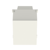 Módulo de Tapa Ciega (Inserto Ciego), Tipo Keystone, Color Blanco Mate, 1 Pieza