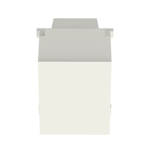 Módulo de Tapa Ciega (Inserto Ciego), Tipo Keystone, Color Blanco Mate, 1 Pieza