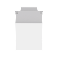 Módulo de Tapa Ciega (Inserto Ciego), Tipo Keystone, Color Blanco, 1 Pieza