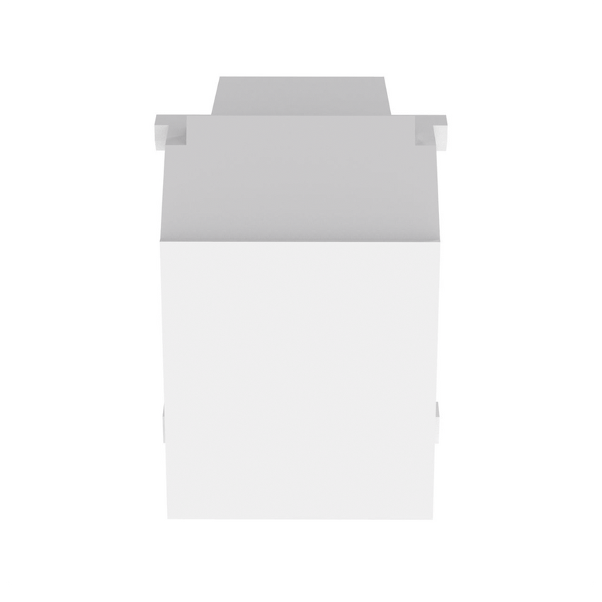 Módulo de Tapa Ciega (Inserto Ciego), Tipo Keystone, Color Blanco, 1 Pieza