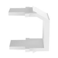 Módulo de Tapa Ciega (Inserto Ciego), Tipo Keystone, Color Blanco, 1 Pieza
