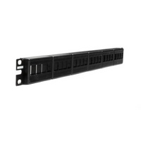 Panel de Parcheo Modular Keystone (Sin Conectores), de 24 Puertos, Espacio Para Identificación con Etiqueta Adhesiva, 1UR