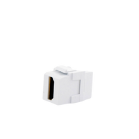 Módulo Acoplador HDMI 2.0, Hembra a Hembra Tipo-A, Categoría 2, Keystone, Color Blanco