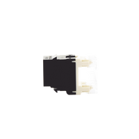 Conector Jack Estilo 110 (de Impacto), Tipo Keystone, Categoría 5e, de 8 Posiciones y 8 Cables, Color Negro