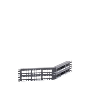 Panel de Parcheo Modular Keystone (Sin Conectores), Angulado, de 48 Puertos, 2UR