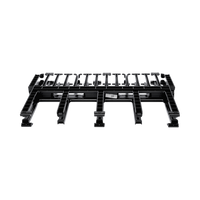Organizador de Cables Horizontal NetManager de Alta Densidad, Doble (Frontal y Posterior), Para Rack de 19in, 1UR