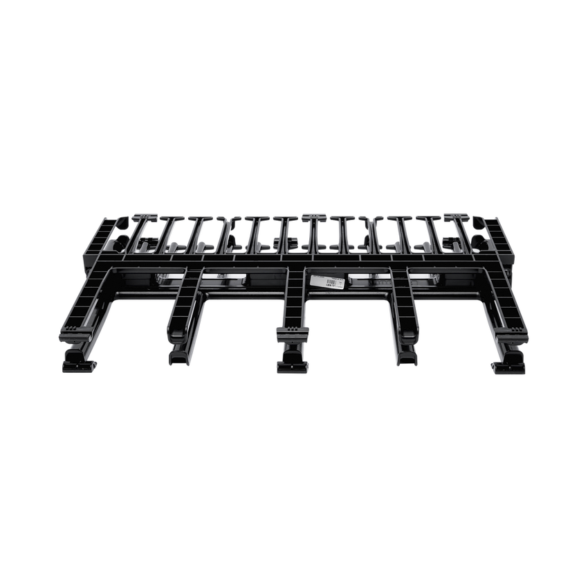 Organizador de Cables Horizontal NetManager de Alta Densidad, Doble (Frontal y Posterior), Para Rack de 19in, 1UR