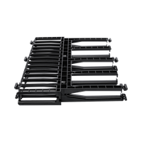 Organizador de Cables Horizontal NetManager de Alta Densidad, Doble (Frontal y Posterior), Para Rack de 19in, 1UR