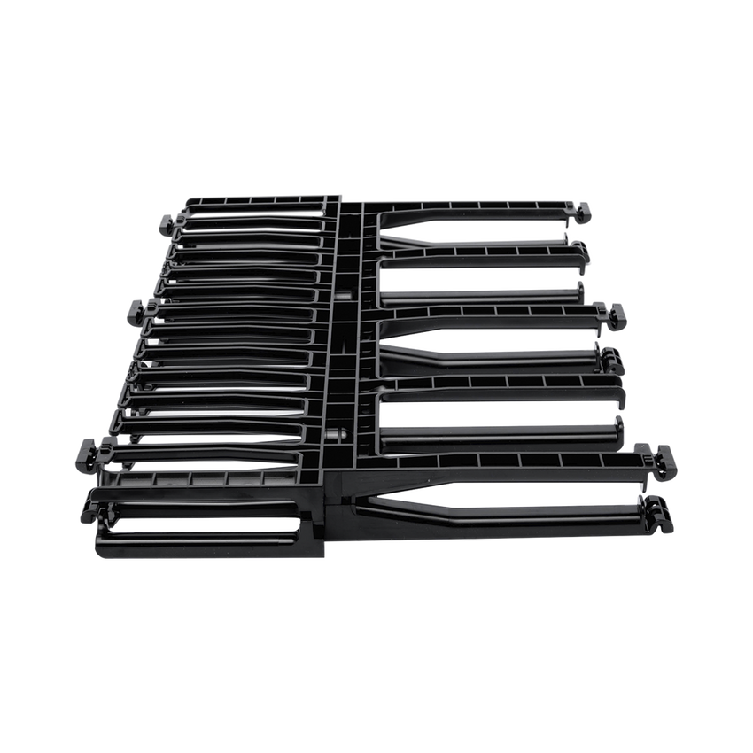 Organizador de Cables Horizontal NetManager de Alta Densidad, Doble (Frontal y Posterior), Para Rack de 19in, 1UR