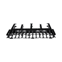 Organizador de Cables Horizontal NetManager de Alta Densidad, Doble (Frontal y Posterior), Para Rack de 19in, 1UR