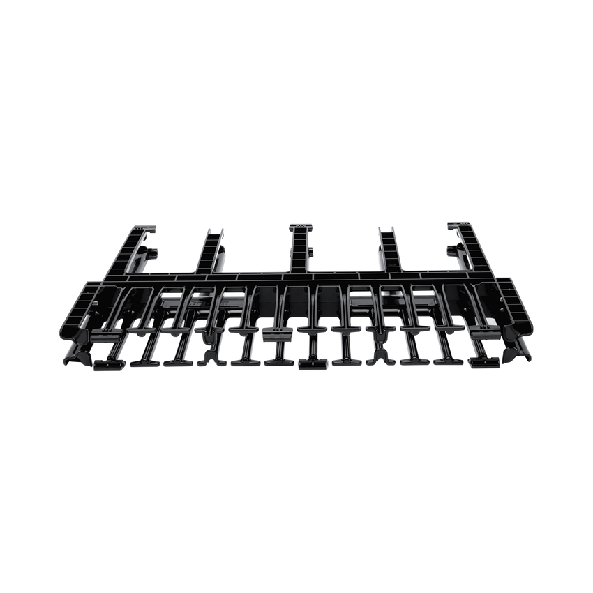 Organizador de Cables Horizontal NetManager de Alta Densidad, Doble (Frontal y Posterior), Para Rack de 19in, 1UR