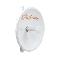 Antena Direccional de alto rendimiento / diámetro  de 60 cm / 4.9-6.4 GHz / Ganancia 30 dBi / SLANT de 45 ° y 90 ° / Ideal para 30 km / Conector N-Hembra / Montaje  y jumpers incluidos.