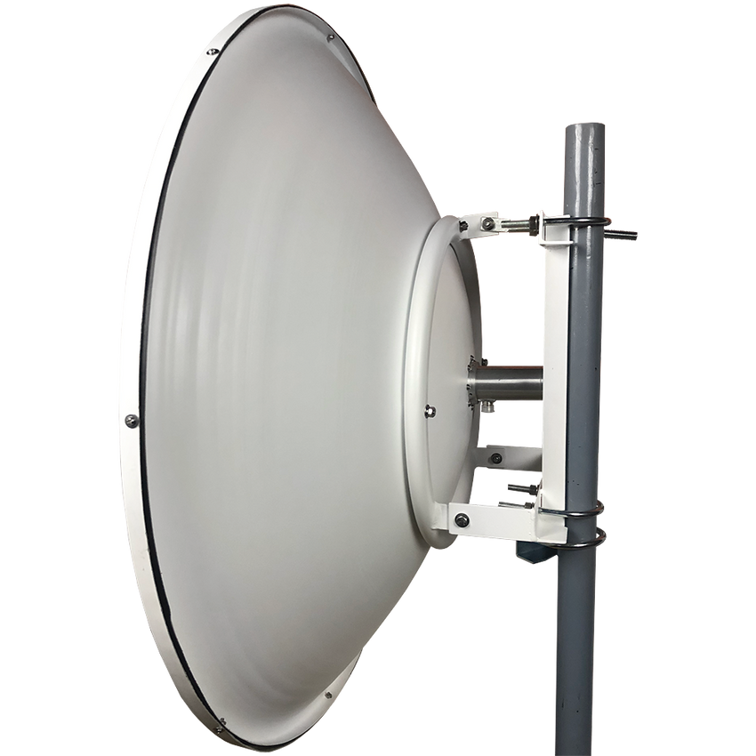 Antena Direccional / 4 ft / 5.9-7 GHz / Ganancia 36 dBi / SLANT de 45 ° y 90° / Ideal para radios 4600 (C060940C121C) / Incluye Jumpers con conector N-Macho a RPSMA / montaje y radomo incluido.