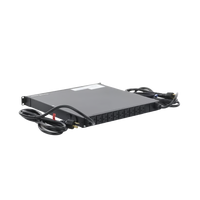 PDU Monitoreable de Transferencia Automática ATS (Fuente Redundante), Con 10 Salidas 5-15R,   Enchufes de Entrada L5-20P, Instalación Horizontal de 19in, 1UR, 20 Amp, 120 Vca