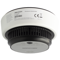 (HikFire) Detector de Humo Fotoeléctrico / Tecnología Dual de Luz / Alerta de ≥85 dB@3 m / Batería de Litio / Instalación en Techo