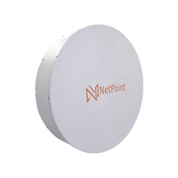 Antena Direccionales Blindada para radio C5X, B5X, C6X, B6X / tecnología Twist-on para radios de guía de onda /  4.9-6.4 GHz / Ganancia 34 dBi / Ideal para hasta 50 km / Montaje incluido.