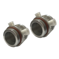 Adaptador Twinwaves para radios Mimosa C5x, B5x, C6x, B6x, facilita la instalación con antenas conectorizadas, adaptador con 2 conectores N-Hembra, frecuencia de 4.9-6.4 GHz