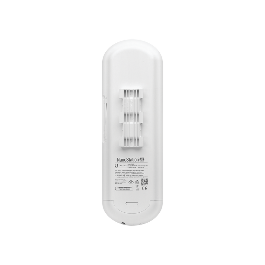 NanoStation airMAX AC CPE hasta 450 Mbps, frecuencia 5 GHz rango (5150 - 5875 MHz), con antena integrada tipo panel de 16 dBi